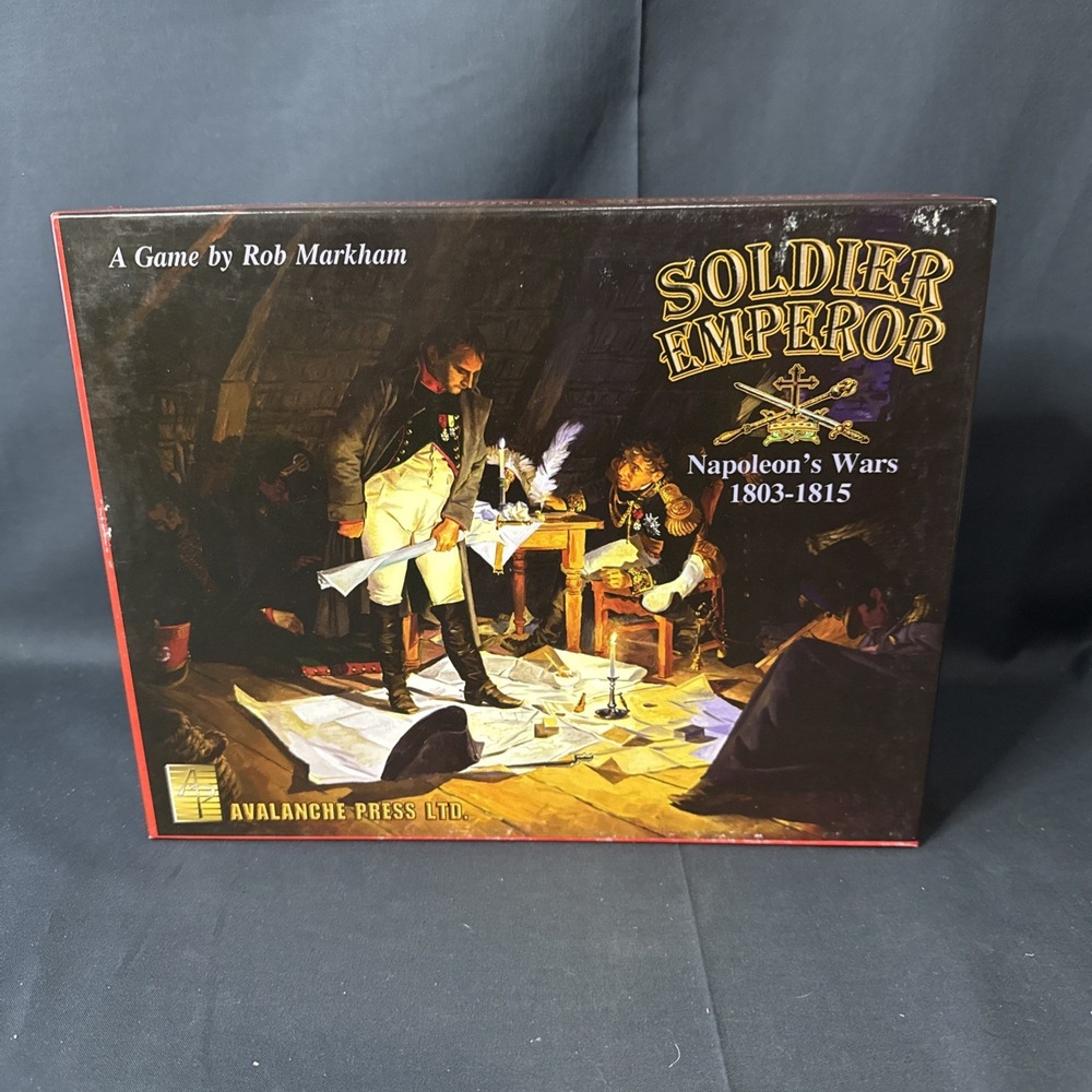 Soldier Emperor Board Game Napoleon's Wars 1803-1815 Avalanche Press UNPUNCHED